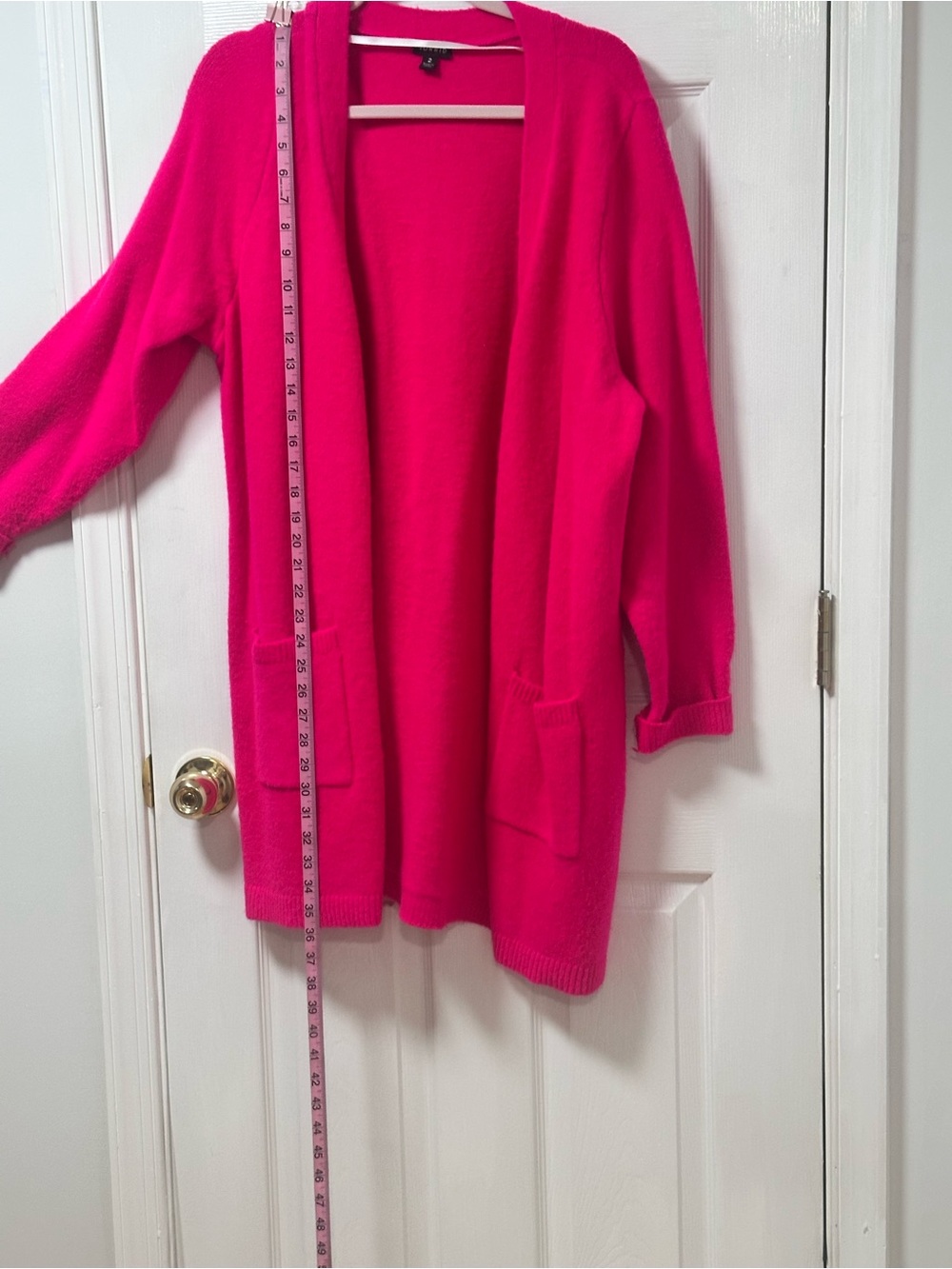 torrid Hot Pink Open-Front Knit Cardigan